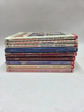 The Babysitters Club Books Various Mystery Little Sister Portraits Lot of 9